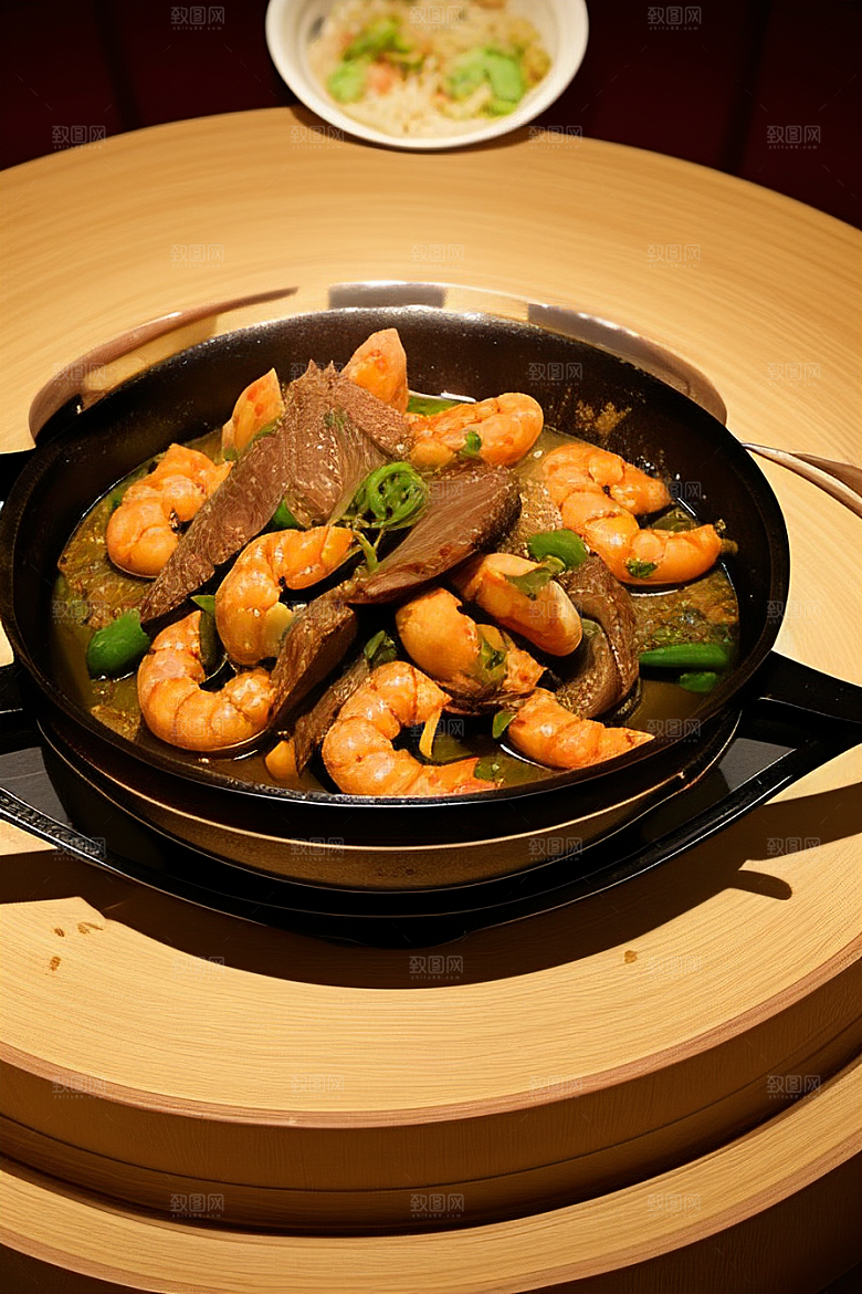 中式料理的香气四溢