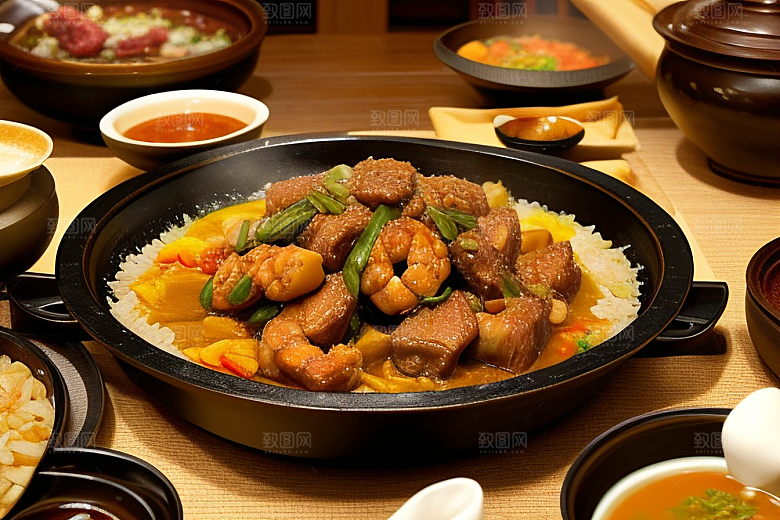 中式料理的香气四溢