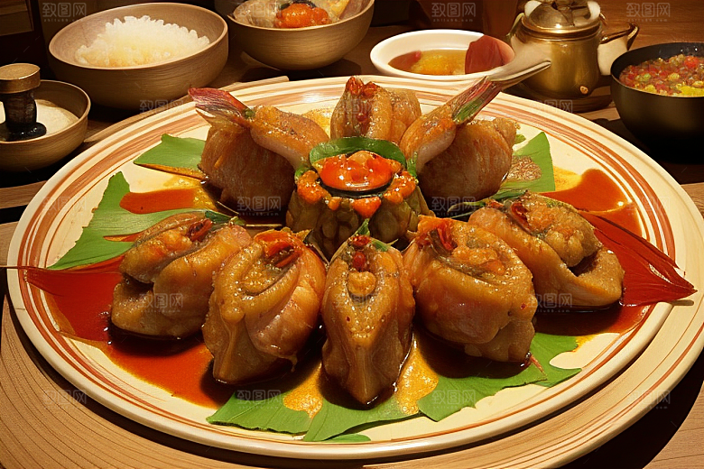 中式料理色香味俱全的美食盛宴