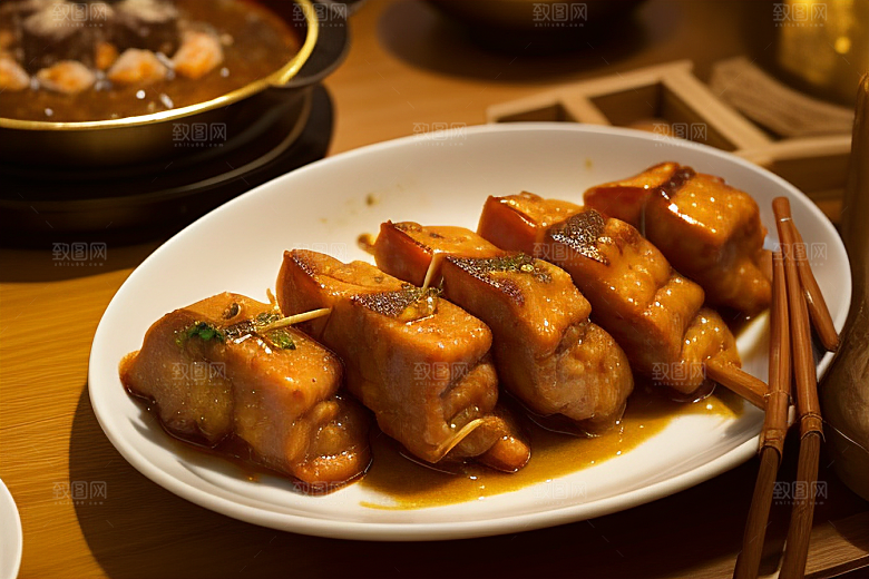 中式料理色香味俱全的美食盛宴