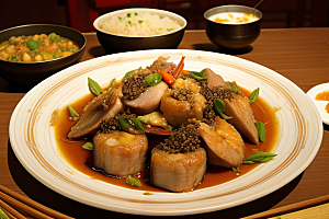 中式料理色香味俱全的美食盛宴