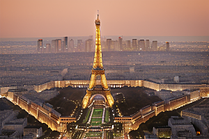 埃菲尔铁塔巴黎的地标建筑