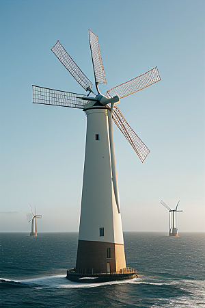 蓝色能源海上大风车的崛起