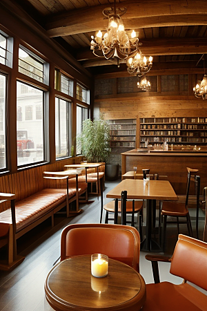 设计与装饰精心打造的咖啡厅氛围