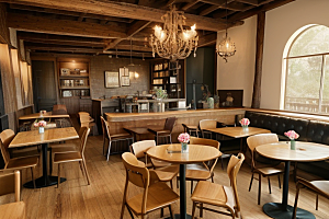 高雅享受的现代咖啡厅