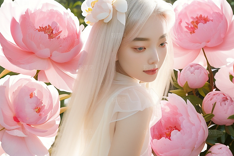 艳丽如牡丹的花园奇观