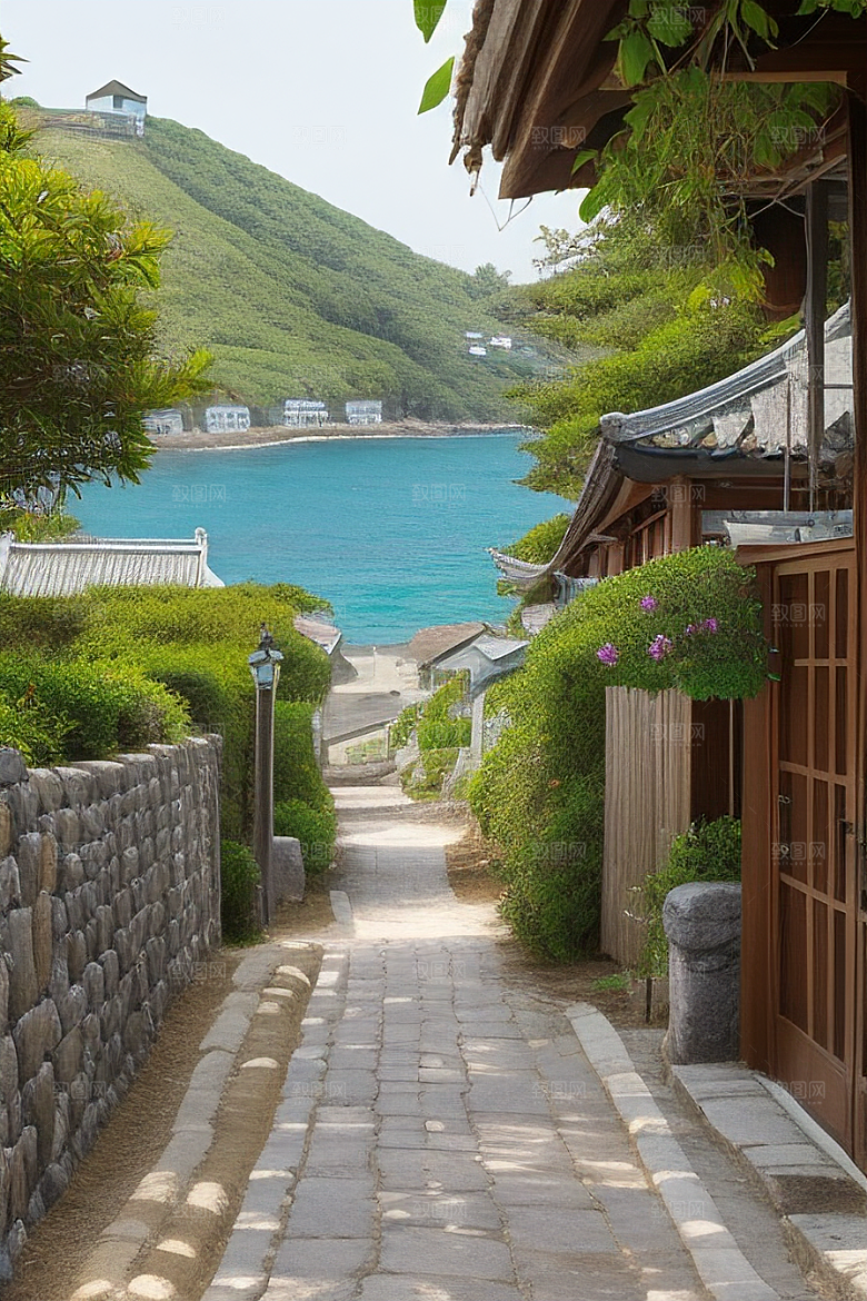 石头房子古朴典雅的乡村风情