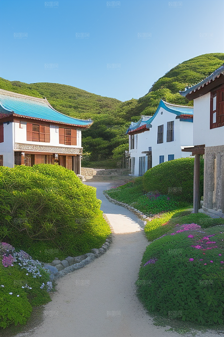 石头房子古朴典雅的乡村风情