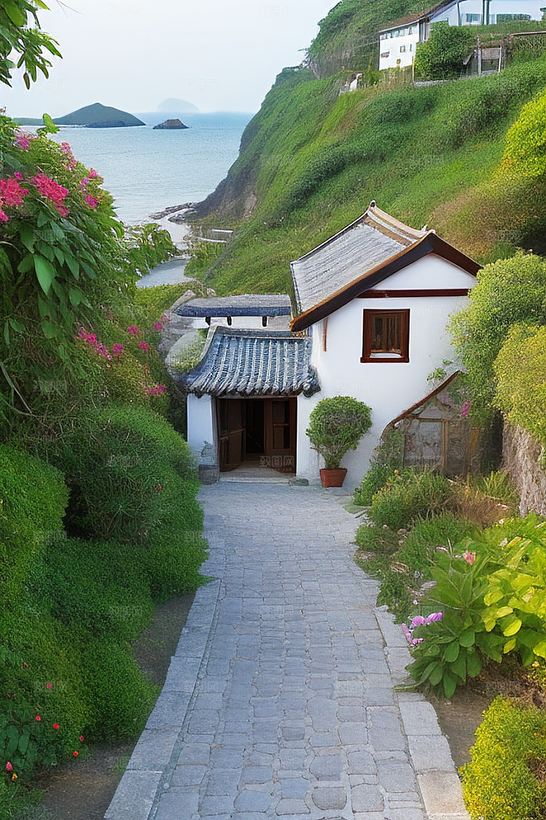 石头房子古朴典雅的乡村风情
