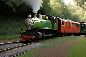小火车怀旧经典玩具的重逢之旅