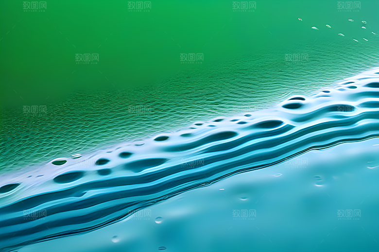 雨后的清凉与垂落的水珠
