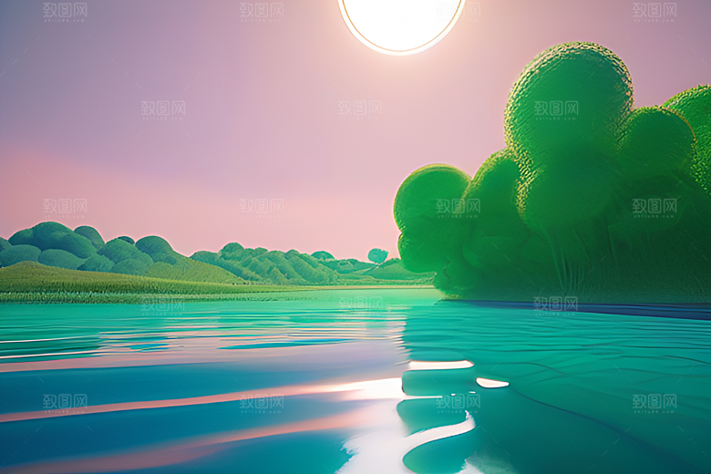湿润滴落的微凉感受