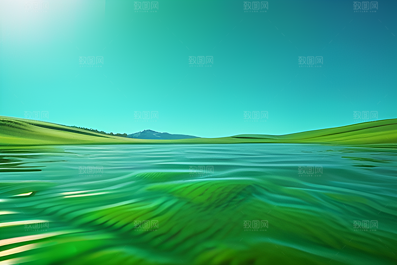 湿润滴落的微凉感受
