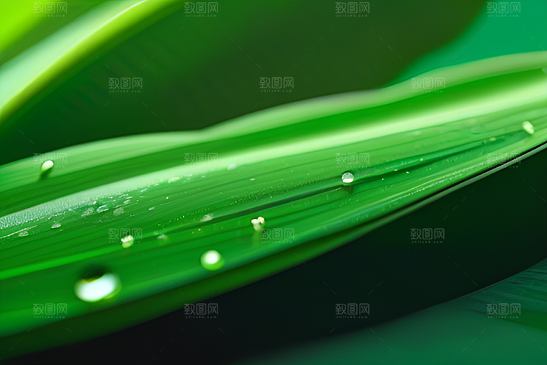 水滴绽放出多彩的光彩