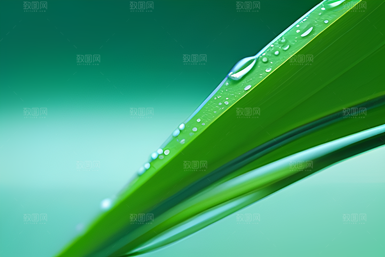 蓝天白云映衬下水滴形成美丽的图案