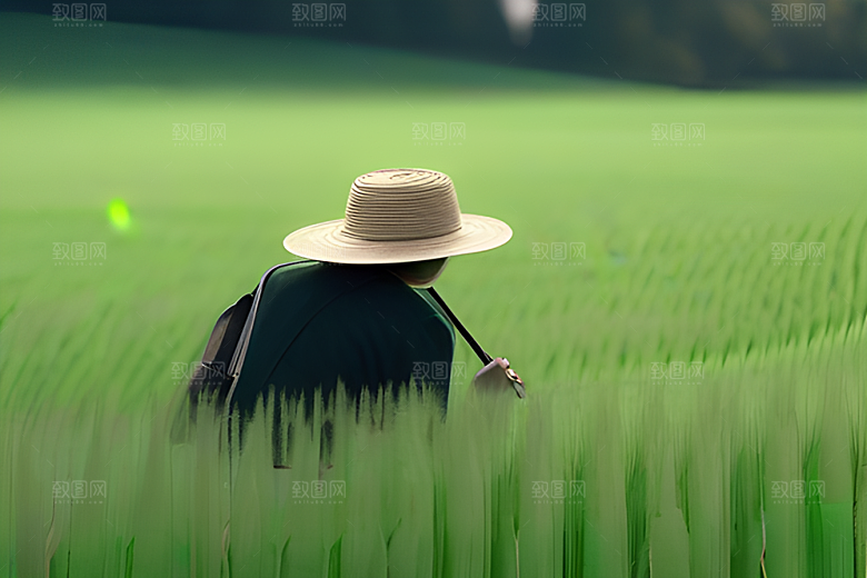 草帽农夫的农田生活