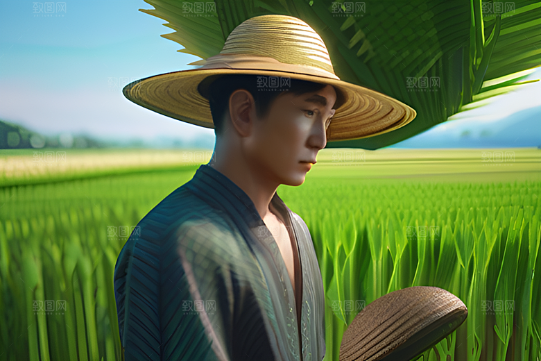 耕作于绿色世界中