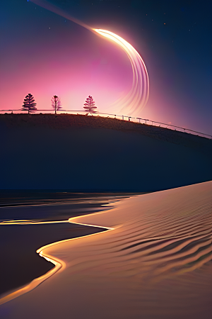 8K超高清湖光山色盛景