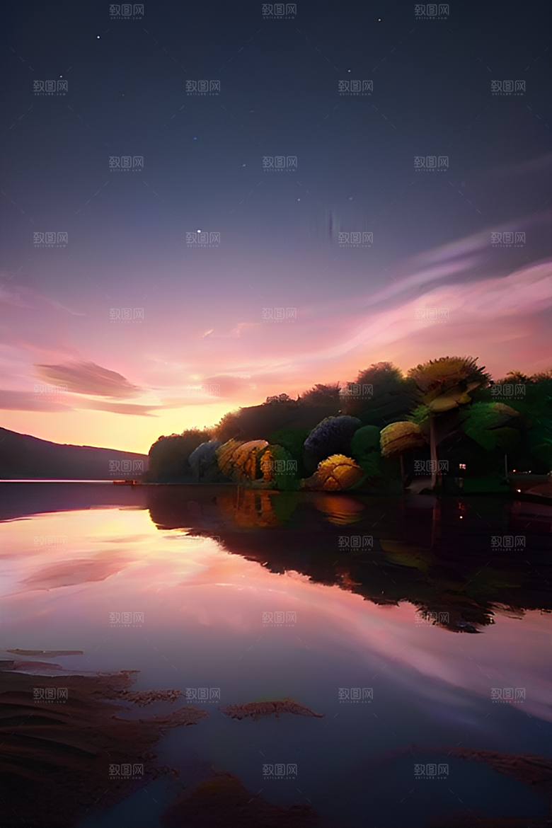 8K超高清湖光山色盛景