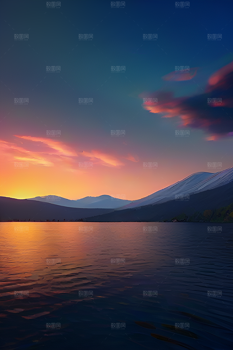 8K超高清湖光山色盛景