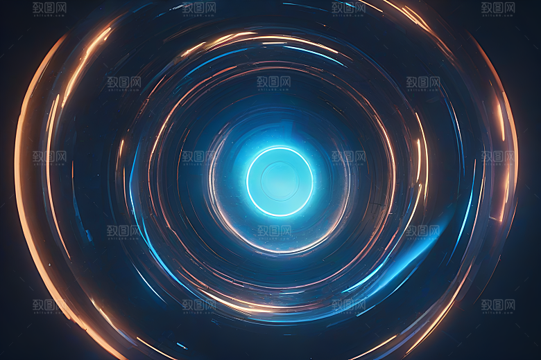蓝光线条背景设计图片