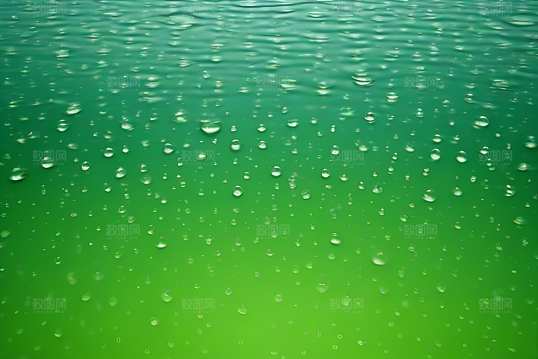 清新水滴照片蓝天绿水数字背景设计图
