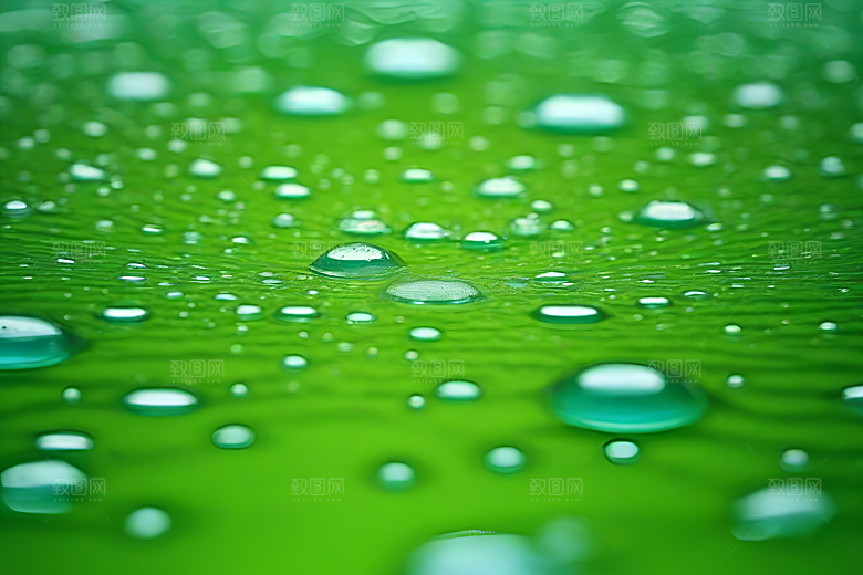 水滴水面照片蓝天绿水数字背景设计图片