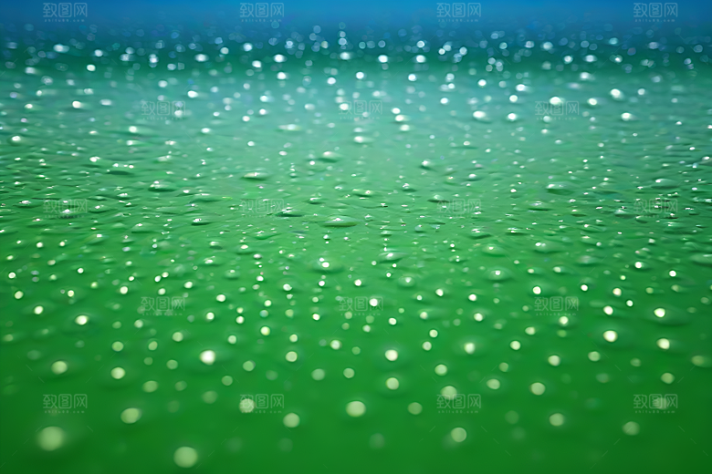 水滴照片绿水蓝天数字背景设计图片