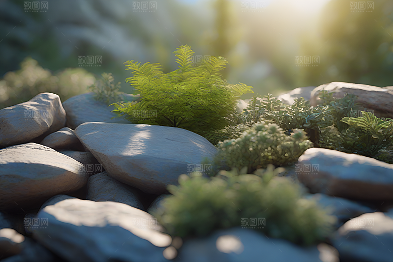 拼贴风格背景摄影作品