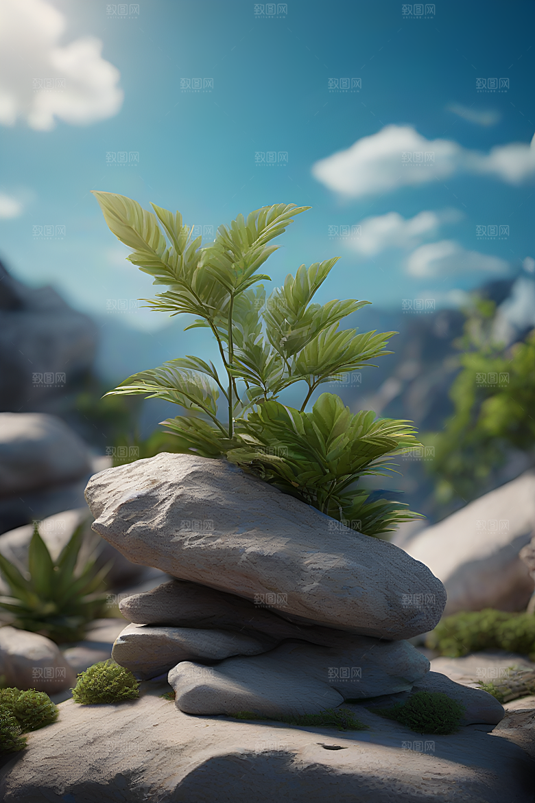拼贴风格背景摄影作品