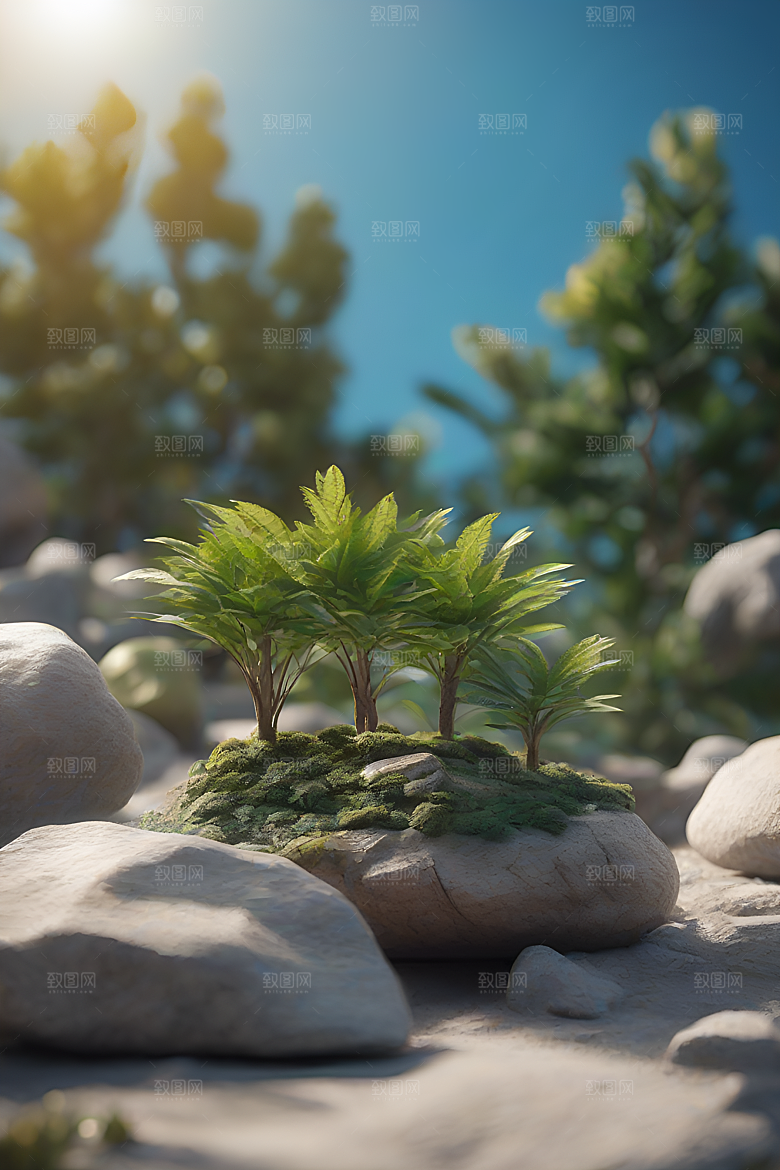 拼贴风格背景摄影作品