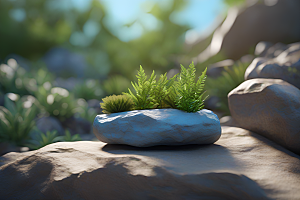 拼贴风格背景摄影作品