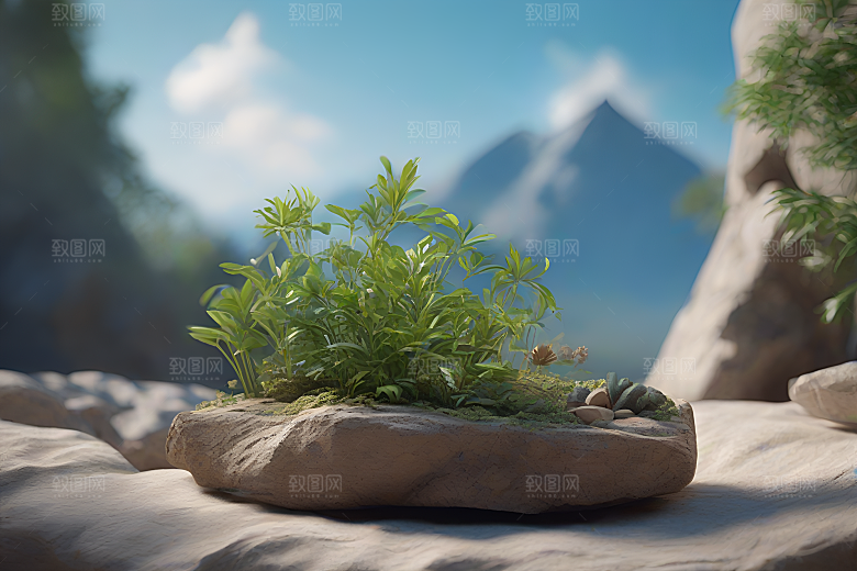 空白背景艺术摄影