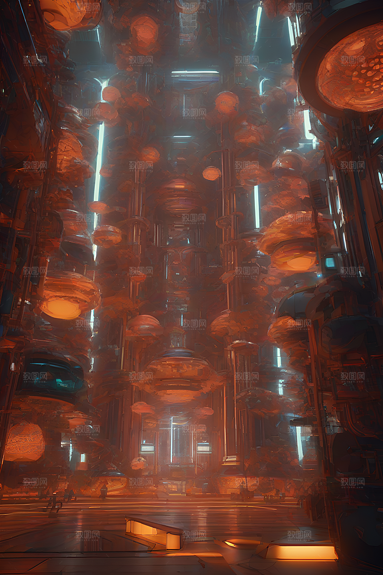 充满创意与想象力的3D插图