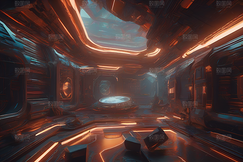 充满创意与想象力的3D插图