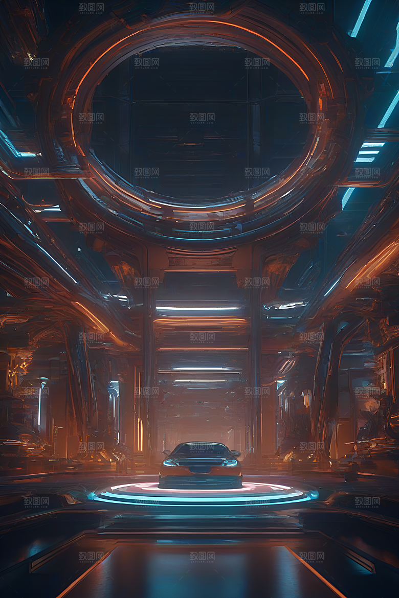 充满创意与想象力的3D插图