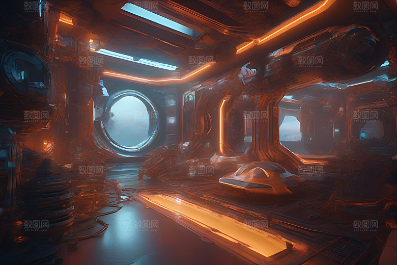 充满创意与想象力的3D插图