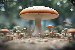 Filip Hodas的光线追踪蘑菇作品