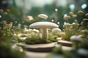 Filip Hodas的蘑菇渲染艺术