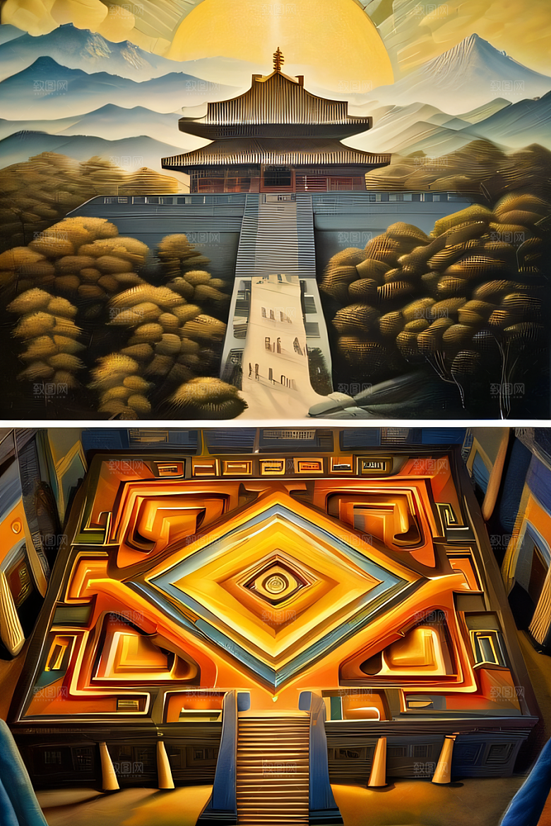 艺术迷宫埃舍尔的视觉错觉奇观