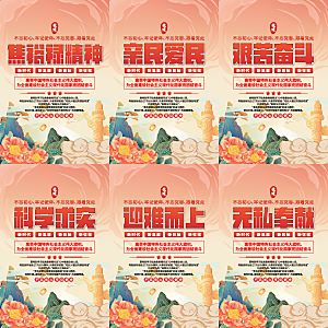 焦裕禄精神党建海报