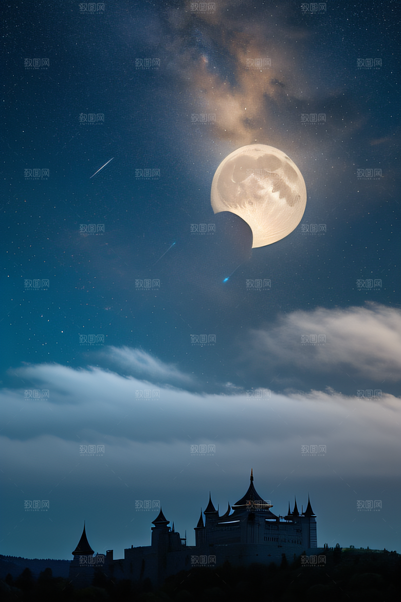 星空下的童话宫殿尽显华美