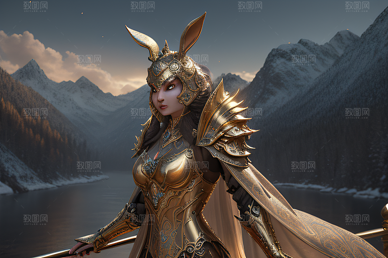 金属与丝绸的完美结合兔子战士