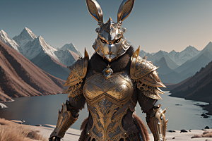 金属与丝绸的完美结合兔子战士
