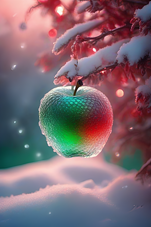 美丽光谱水晶苹果的神奇