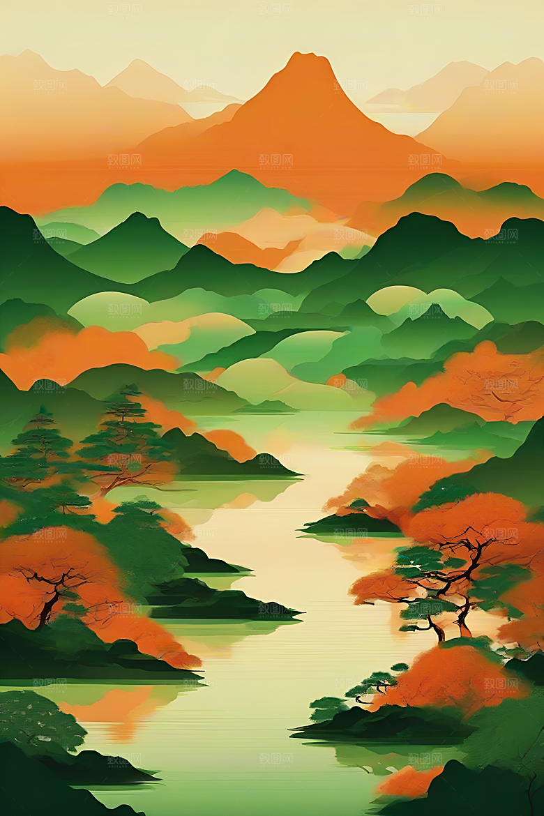 传统海报艺术创作风格