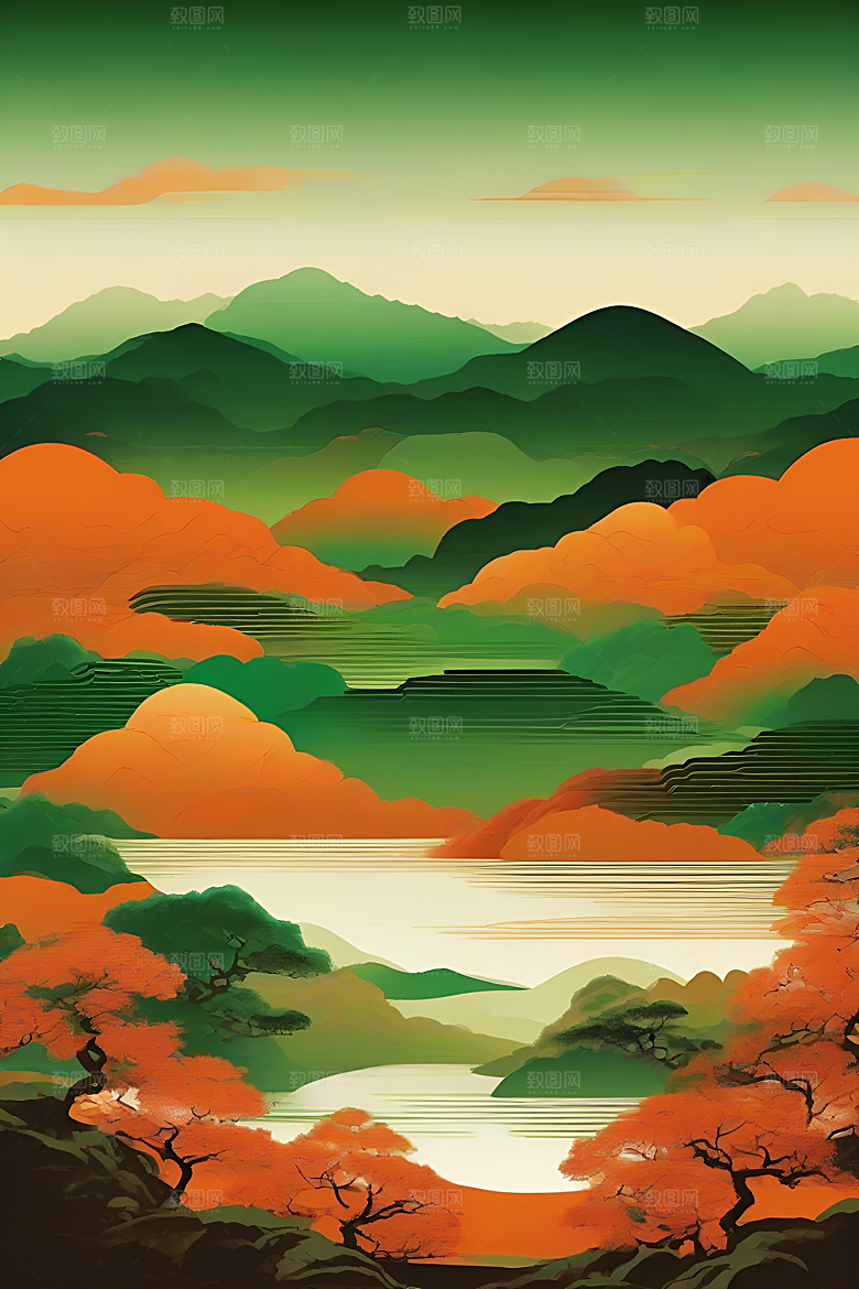 传统海报艺术创作风格