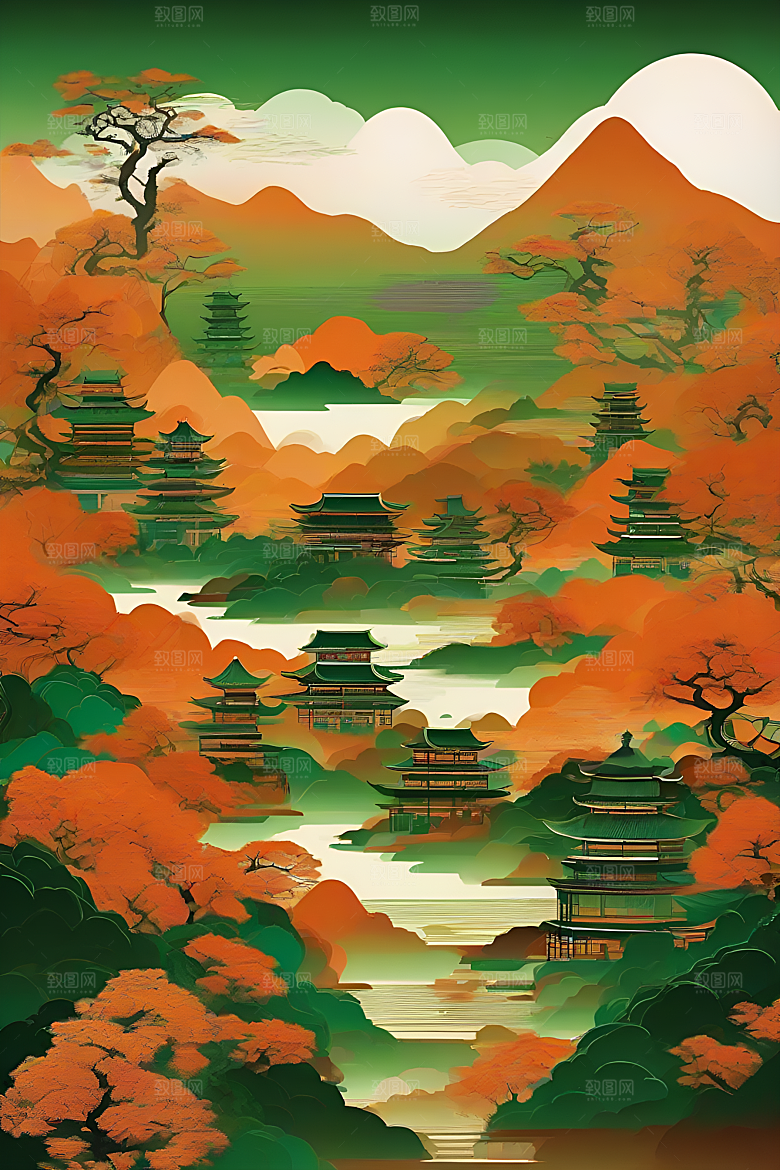 传统海报艺术创作风格