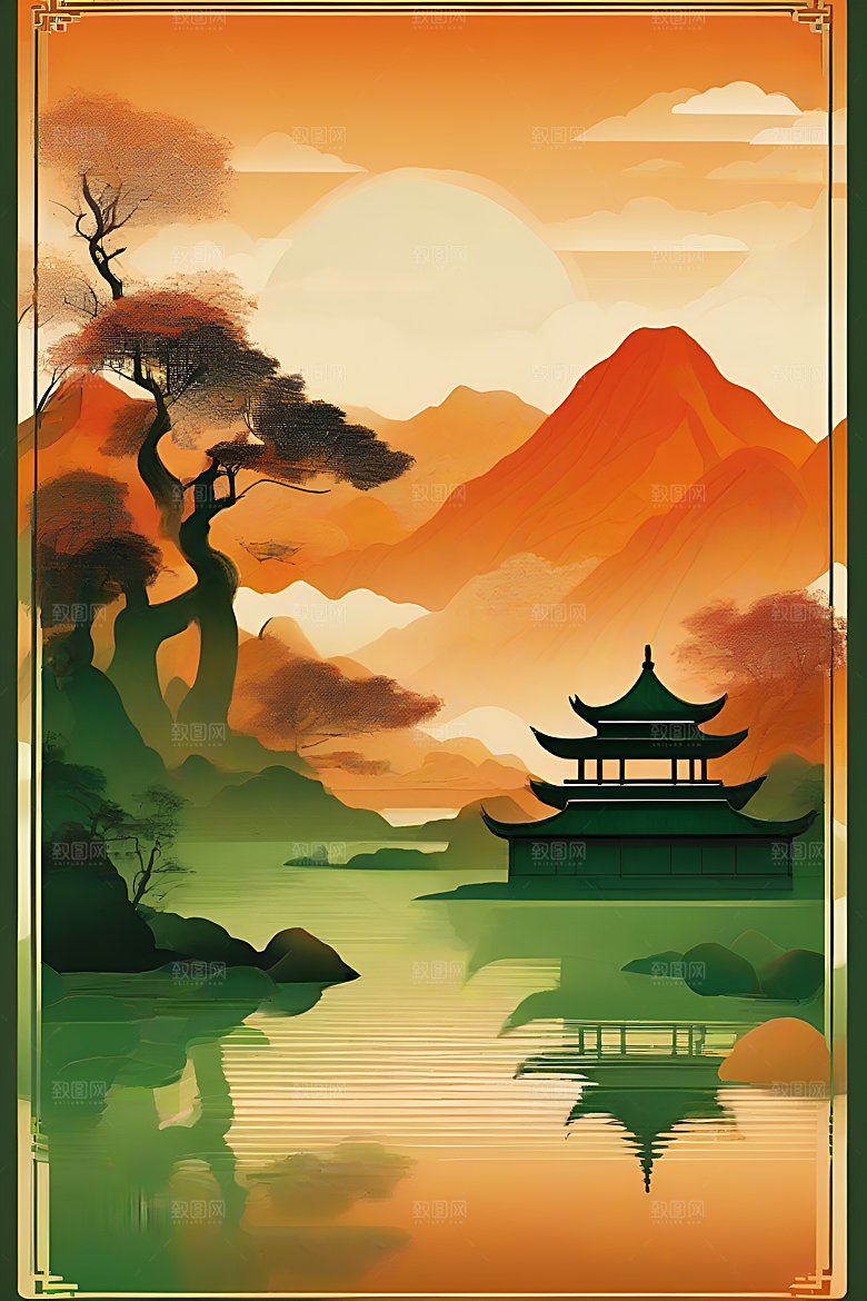 传统海报艺术创作风格