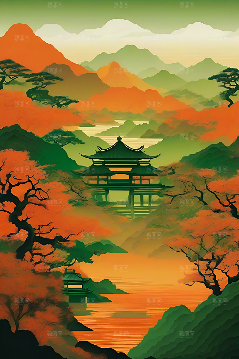 传统海报艺术创作风格